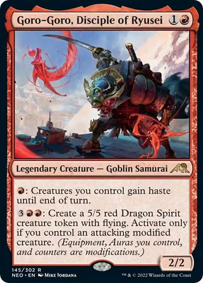 Goro-Goro, Disciple of Ryusei (Kamigawa: Neon Dynasty) Light Play Foil