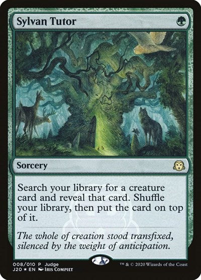 Sylvan Tutor (Promos: Judge) Light Play Foil