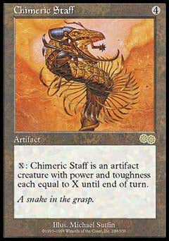 Chimeric Staff (Urza's Saga) Near Mint