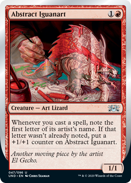 Abstract Iguanart (Unsanctioned) Near Mint