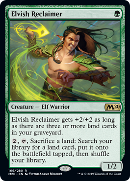 Elvish Reclaimer (Magic 2020 Core Set) Near Mint