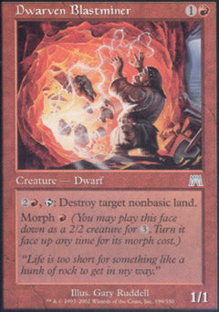 Dwarven Blastminer (Onslaught) Medium Play Foil