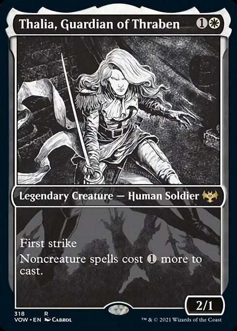 Thalia, Guardian of Thraben (Showcase) (Innistrad: Crimson Vow) Near Mint Foil