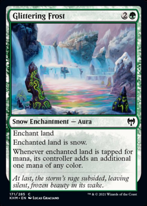Glittering Frost (Kaldheim) Near Mint Foil