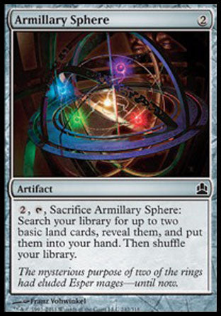 Armillary Sphere (Commander) Light Play