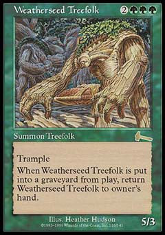 Weatherseed Treefolk (Urza's Legacy) Medium Play