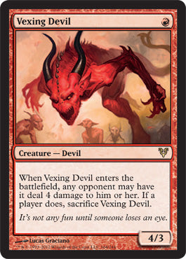 Vexing Devil (Avacyn Restored) Light Play Foil