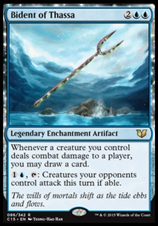 Bident of Thassa (Commander 2015) Light Play
