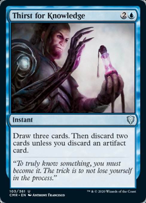 Thirst for Knowledge (Commander Legends) Light Play