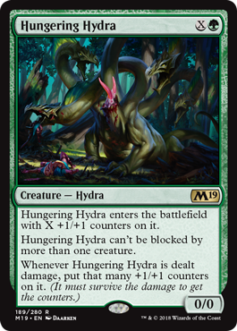 Hungering Hydra (Magic 2019 Core Set) Medium Play