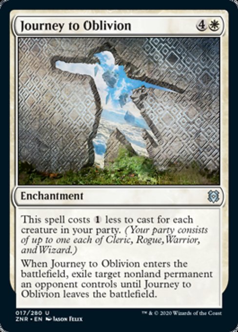 Journey to Oblivion (Zendikar Rising) Medium Play