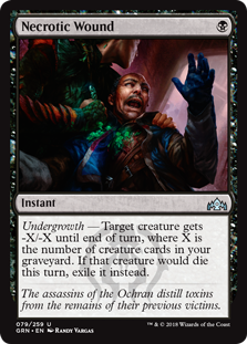 Necrotic Wound (Guilds of Ravnica) Near Mint