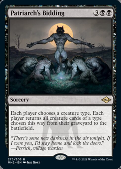 Patriarch's Bidding (Modern Horizons 2) Medium Play