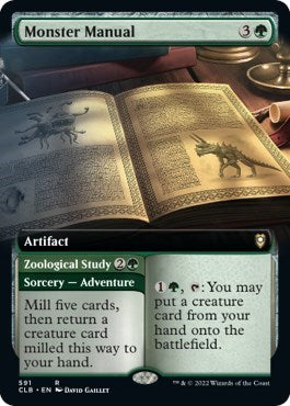 Monster Manual (Extended Art) (Commander Legends: Battle for Baldur's Gate) Near Mint