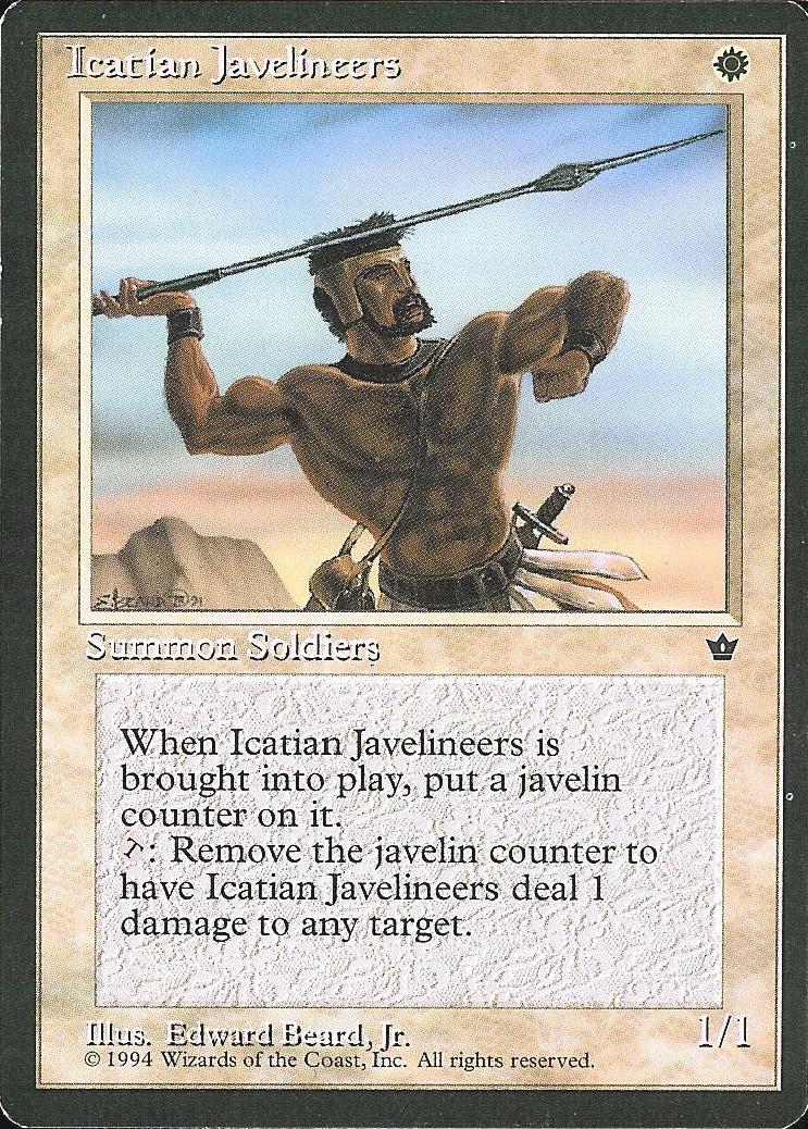 Icatian Javelineers (1) (Fallen Empires) Heavy Play