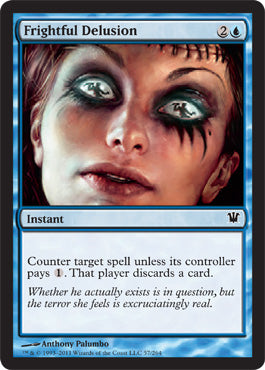 Frightful Delusion (Innistrad) Medium Play Foil