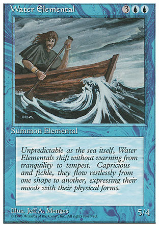 Water Elemental (4th Edition) Medium Play