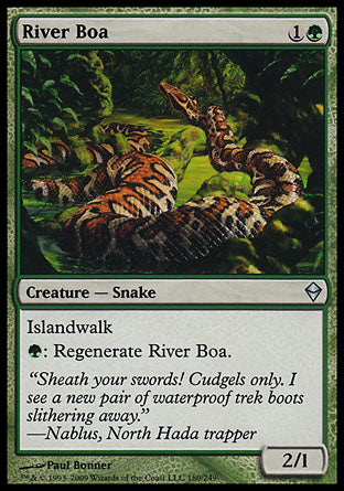 River Boa (Zendikar) Medium Play