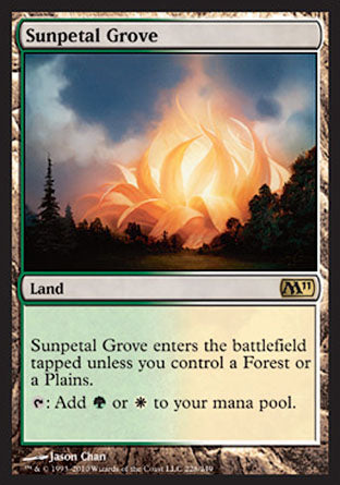 Sunpetal Grove (Magic 2011 Core Set) Medium Play