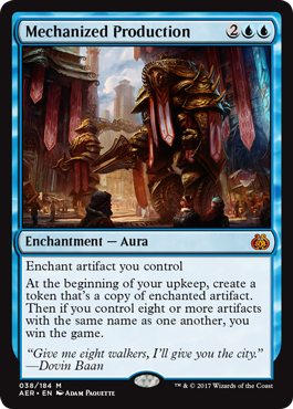 Mechanized Production (Aether Revolt) Light Play Foil