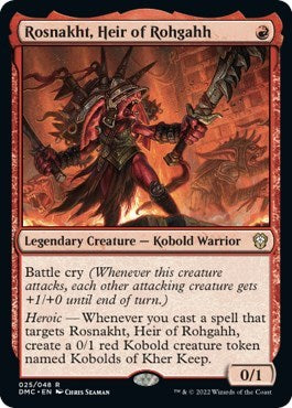 Rosnakht, Heir of Rohgahh (Commander: Dominaria United) Near Mint Foil
