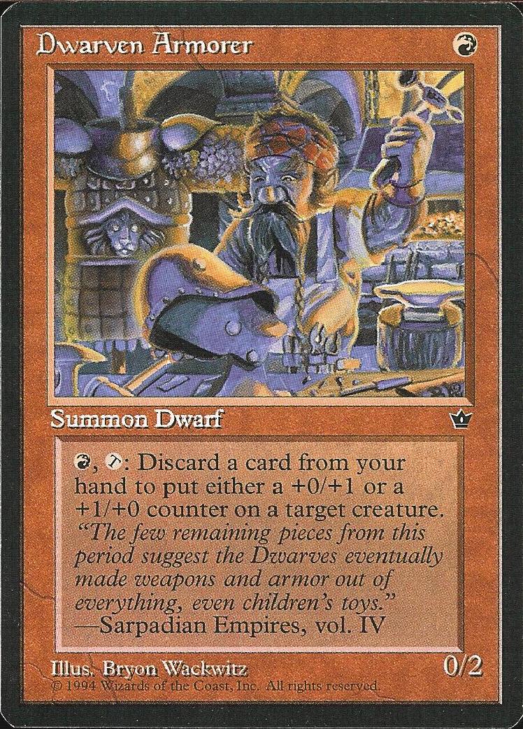 Dwarven Armorer (Fallen Empires) Near Mint