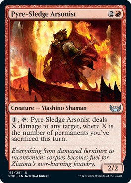 Pyre-Sledge Arsonist (Streets of New Capenna) Near Mint