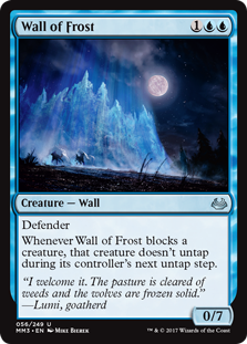 Wall of Frost (Modern Masters 2017) Medium Play