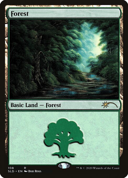 Forest 108 (Secret Lair) Near Mint