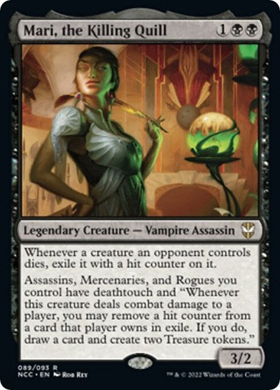 Mari, the Killing Quill (Commander: Streets of New Capenna) Near Mint
