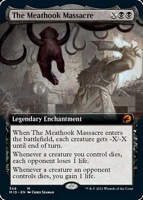 The Meathook Massacre (Extended Art) (Innistrad: Midnight Hunt) Near Mint Foil