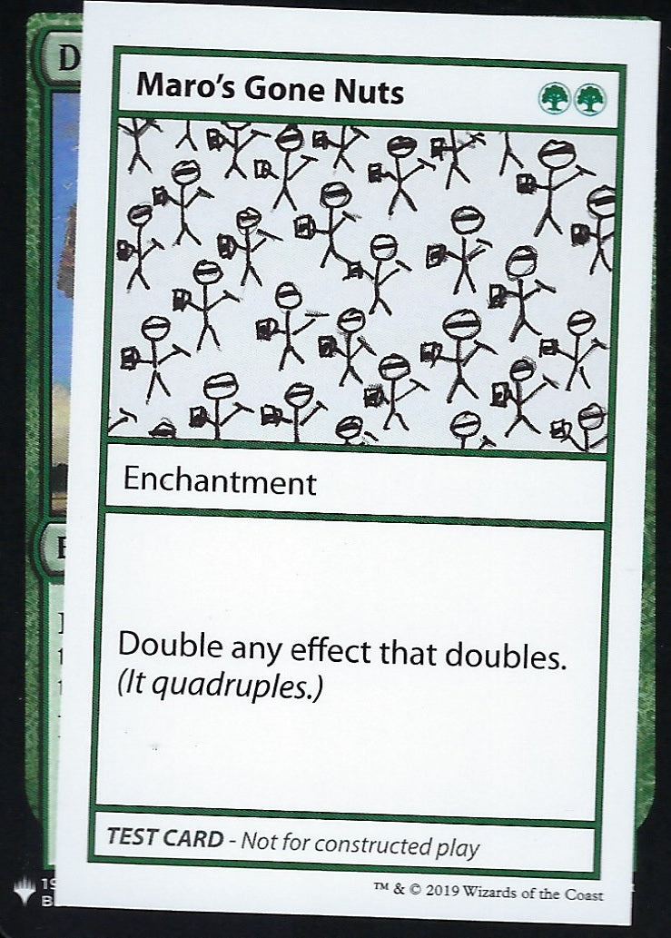 Maro's Gone Nuts (Mystery Booster Test Print) Near Mint