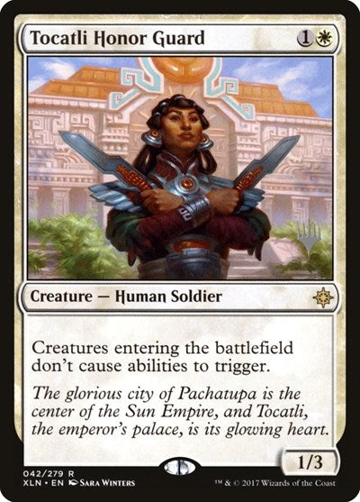 Tocatli Honor Guard (Promo Pack: Core Set 2020) Near Mint Foil