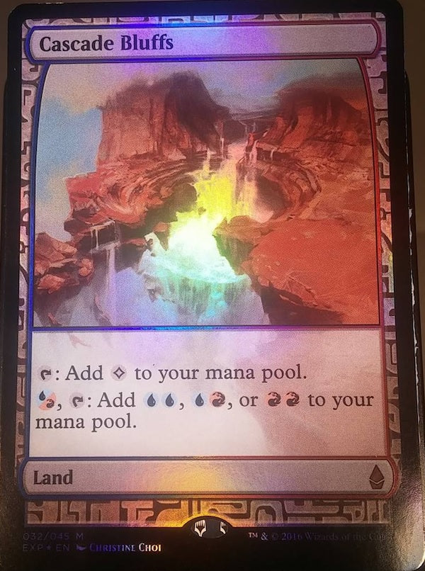 Cascade Bluffs (Zendikar Expeditions) Near Mint Foil