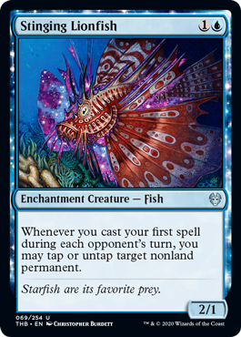 Stinging Lionfish (Theros Beyond Death) Near Mint