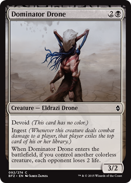 Dominator Drone (Battle for Zendikar) Medium Play