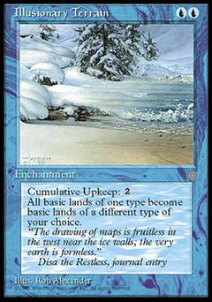 Illusionary Terrain (Ice Age) Medium Play