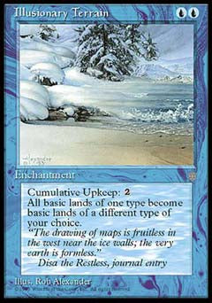 Illusionary Terrain (Ice Age) Heavy Play