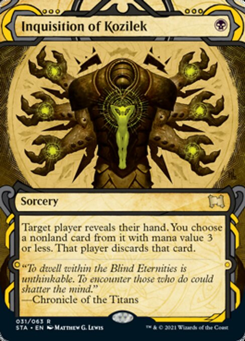 Inquisition Of Kozilek (Foil Etched) (Strixhaven Mystical Archive) Near Mint Foil