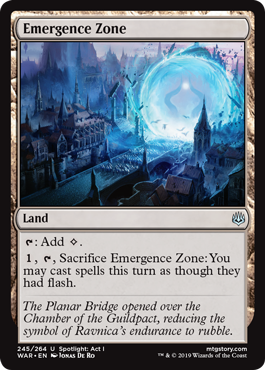 Emergence Zone (War of the Spark) Medium Play Foil