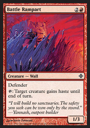 Battle Rampart (Rise of the Eldrazi) Medium Play