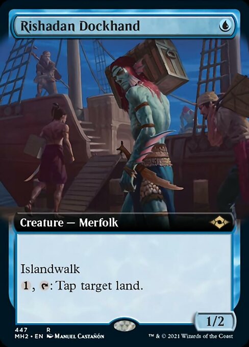 Rishadan Dockhand (Extended Art) (Modern Horizons 2) Near Mint Foil