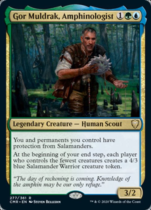 Gor Muldrak, Amphinologist (Commander Legends) Near Mint Foil