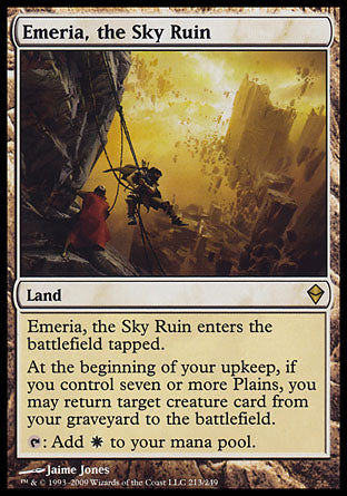 Emeria, the Sky Ruin (Zendikar) Medium Play