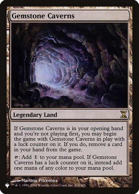 Gemstone Caverns (The List) Near Mint