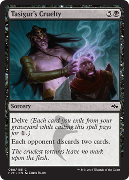 Tasigur's Cruelty (Fate Reforged) Light Play