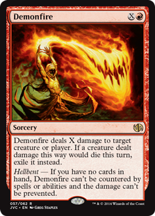 Demonfire (Duel Decks Anthology: Jace vs Chandra) Medium Play