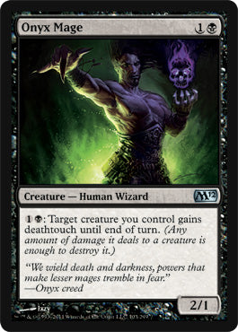 Onyx Mage (Magic 2012 Core Set) Medium Play