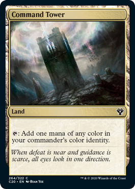 Command Tower (Commander 2020 Ikoria) Light Play