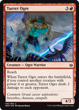 Turret Ogre (War of the Spark) Near Mint